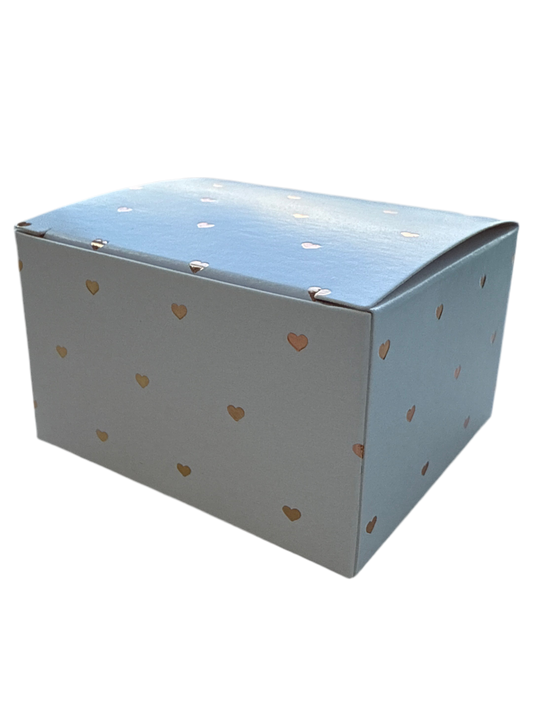 Herzchen Box weiß/rosegold
