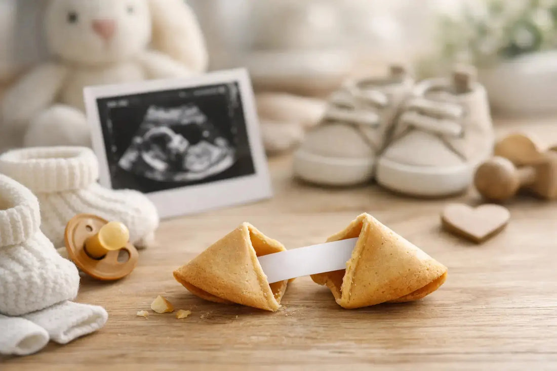 Beispiel Babynews mit Überraschungskeks