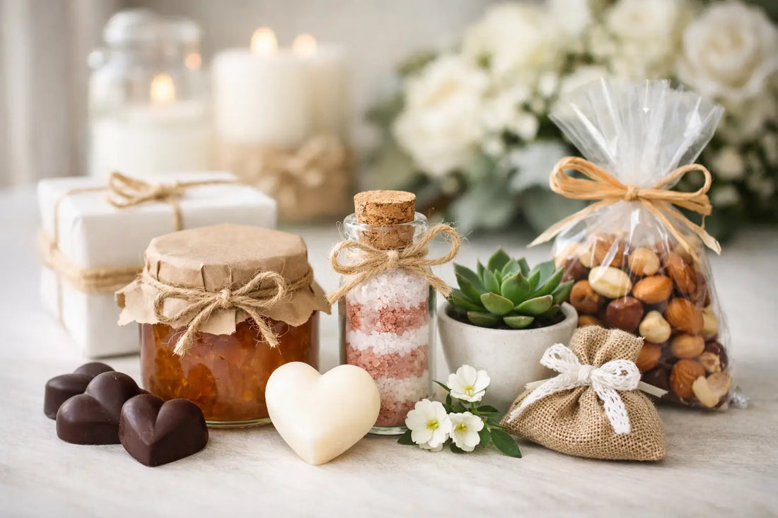 7 vegane Gastgeschenke zur Hochzeit mit Herz