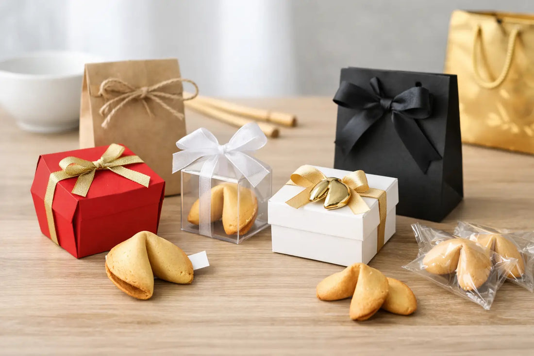 Anleitung: Glückskeks Geschenkverpackungen auswählen