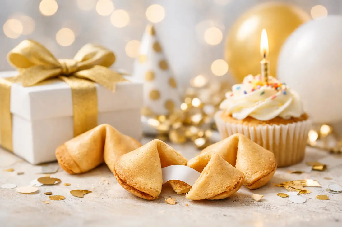Glückskekse zum Geburtstag mit Überraschungseffekt