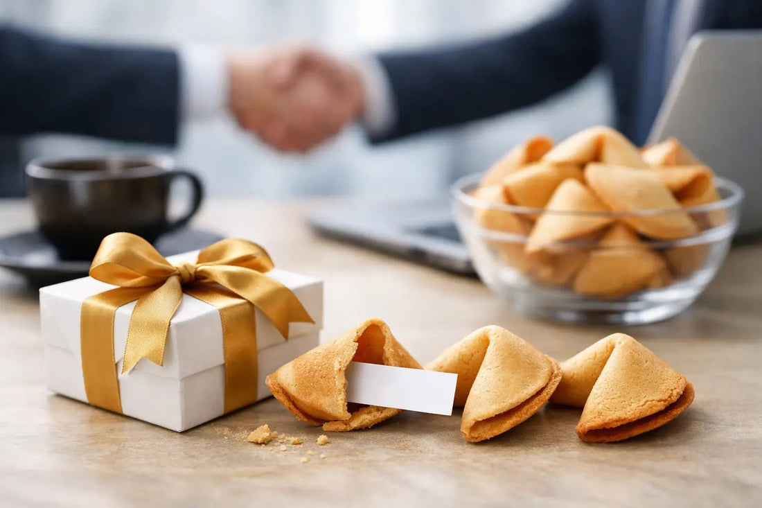 Glückskekse als Kundengeschenk richtig nutzen - Wunschkeks.de Glückskekse mit Wunschtext ab 1 Stück