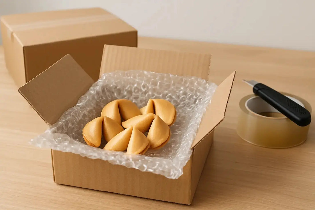 Glückskekse bruchsicher verpacken: Versand ohne Bruch