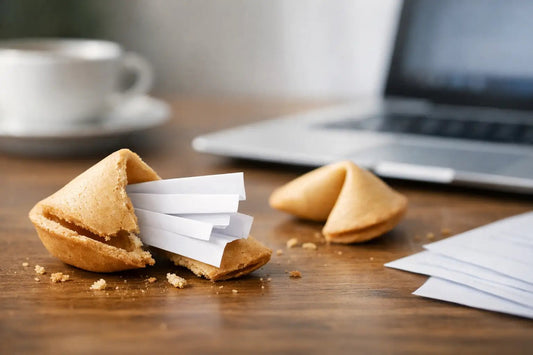 Glückskeks Text in Zeilen umbrechen - Wunschkeks.de Glückskekse mit Wunschtext ab 1 Stück