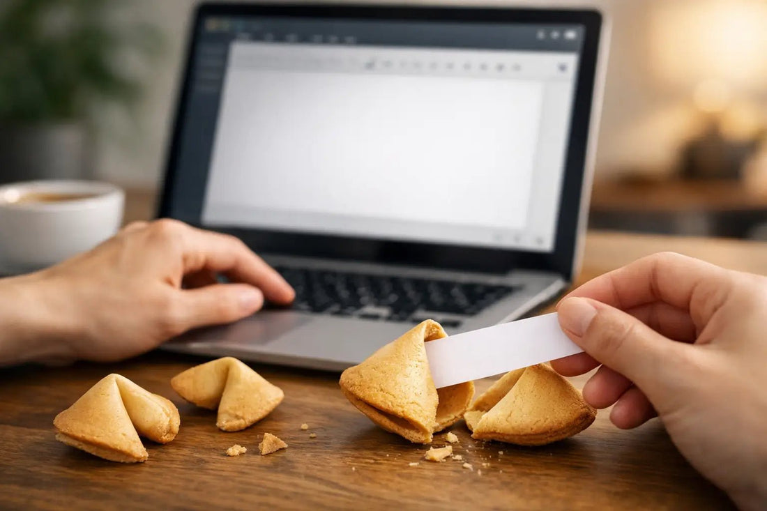 Glückskeks Wunschtext im Editor erstellen - Wunschkeks.de Glückskekse mit Wunschtext ab 1 Stück