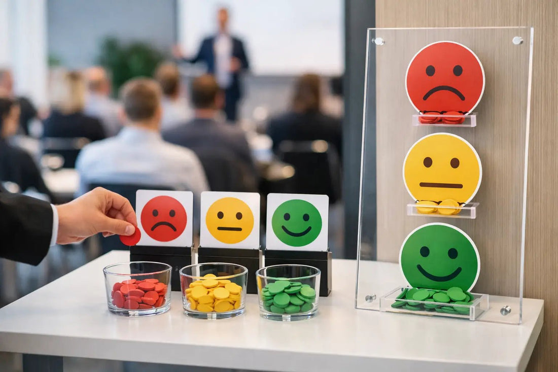 Kundenfeedback beim Event clever kennzeichnen