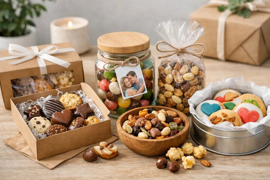 Trend personalisierte Snacks als Geschenk - Wunschkeks.de Glückskekse mit Wunschtext ab 1 Stück