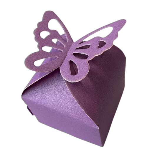 Schmetterlingsbox violett 