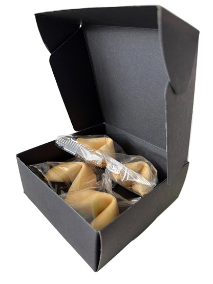 Schwarze Geschenkbox 12x12x5 cm