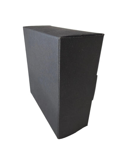 Schwarze Geschenkbox 12x12x5 cm