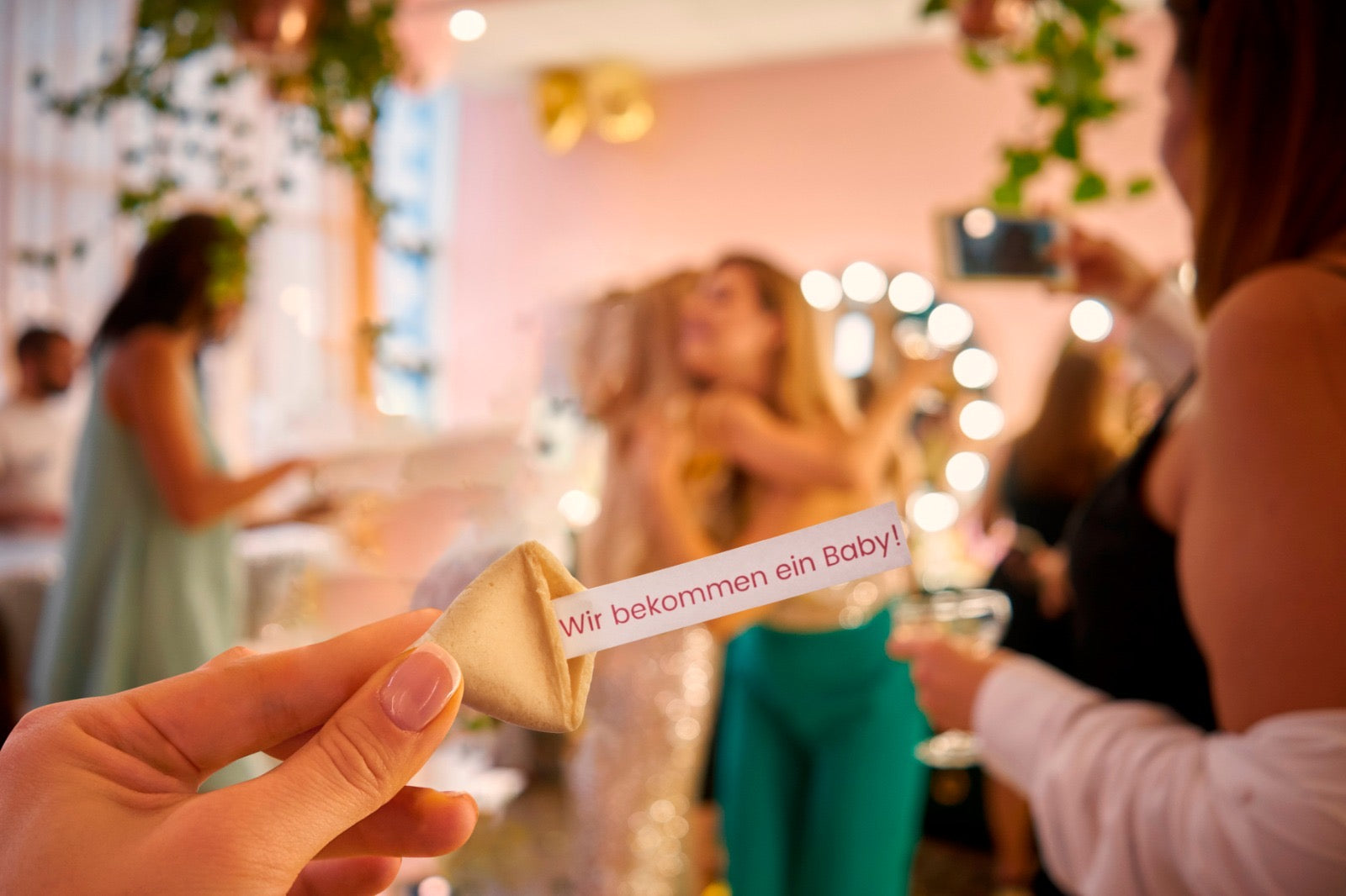 individuelle Glückskekse für jeden Babyparty Überraschung Wunschkeks Glückskeks