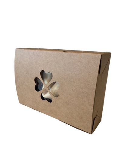 Geschenkbox Kleeblatt 13,5x9,5x3,7cm