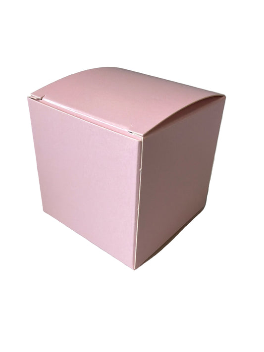 Geschenkbox quadratisch Rosa