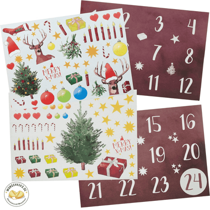 Adventskalender zum Befüllen : DIY Adventskalender mit Boxen & Stickern - Wunschkeks.de Glückskekse mit Wunschtext ab 1 Stück