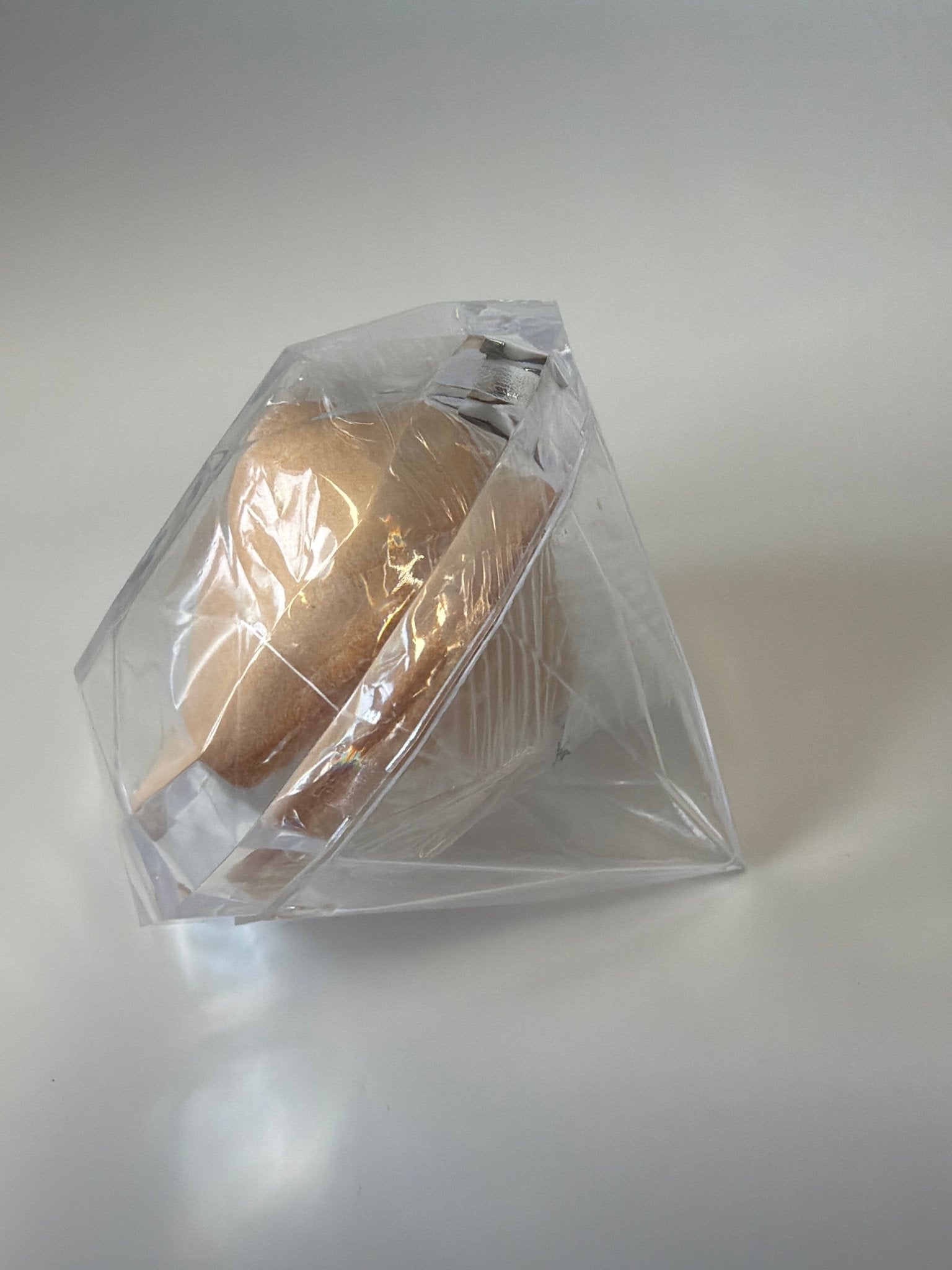 Diamant Acrylbox durchsichtig - Wunschkeks.de Glückskekse mit Wunschtext ab 1 Stück