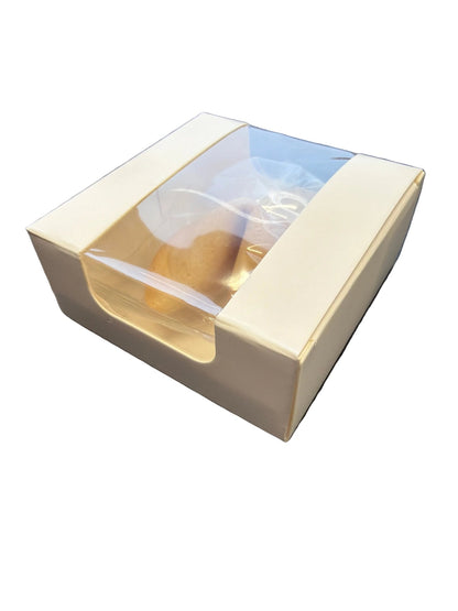 Fenster Schatulle Weiß – Geschenkbox mit Sichtfenster Wunschkeks.de