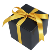 Geschenkbox schwarz - Wunschkeks.de Glückskekse mit Wunschtext ab 1 Stück