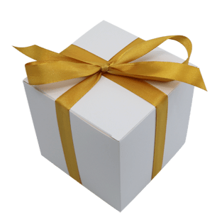 Geschenkbox weiß - Wunschkeks.de Glückskekse mit Wunschtext ab 1 Stück