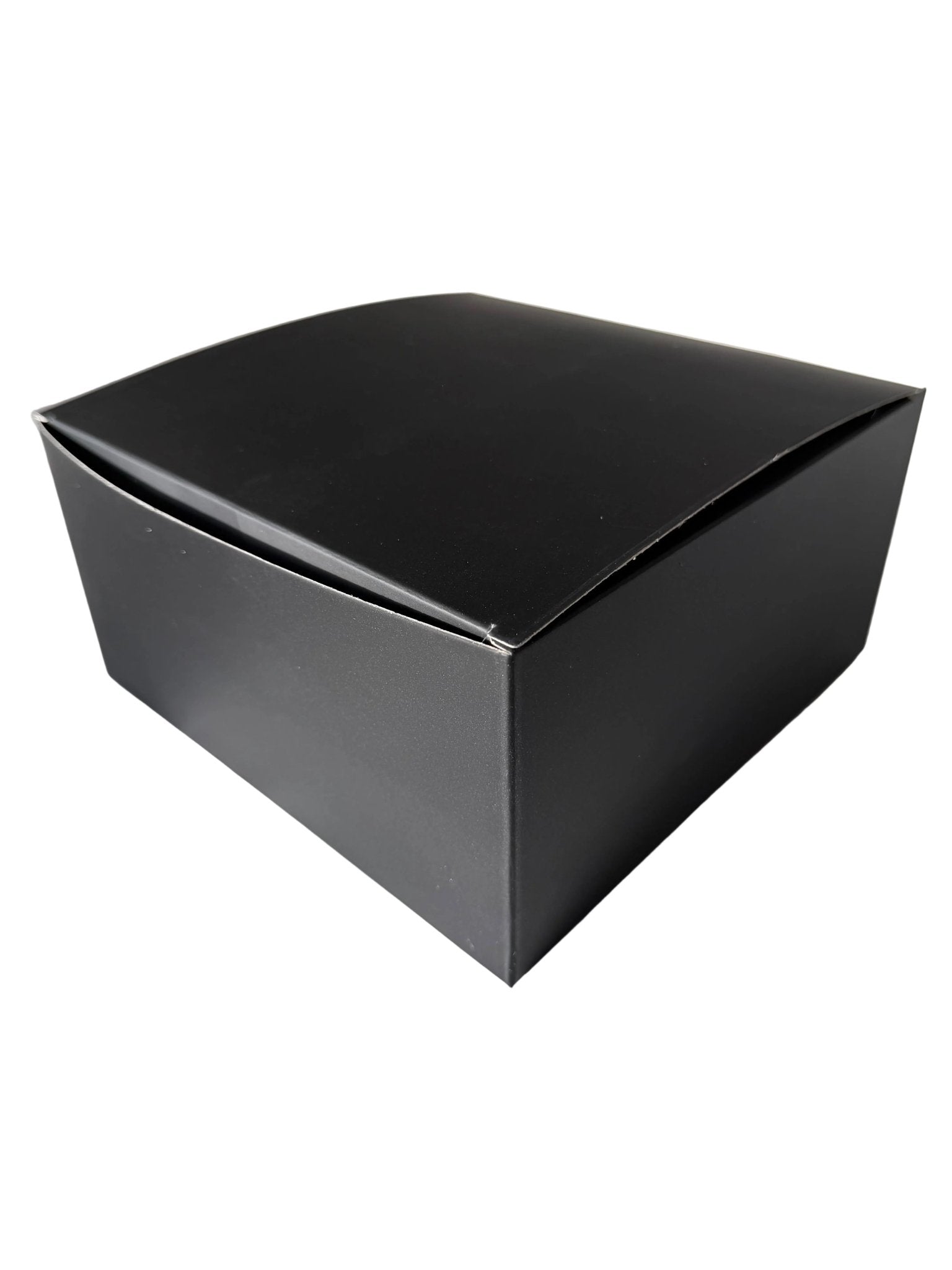 Große Schwarze Geschenkbox 20x20x10 cm - Wunschkeks.de Glückskekse mit Wunschtext ab 1 Stück