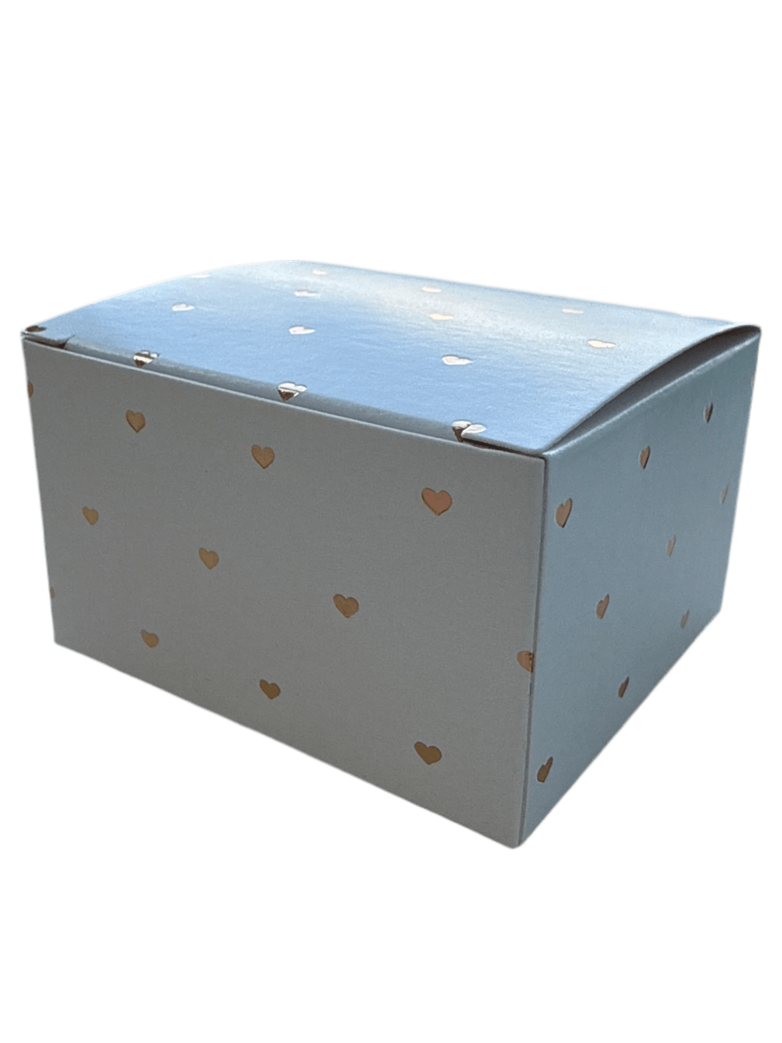 Herzchen Box weiß/rosegold - Wunschkeks.de Glückskekse mit Wunschtext ab 1 Stück