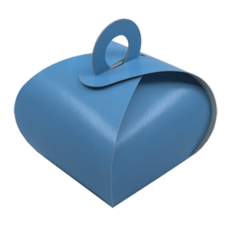 Wunschkeks Henkelbox hell blau - Wunschkeks.de Glückskekse mit Wunschtext ab 1 Stück