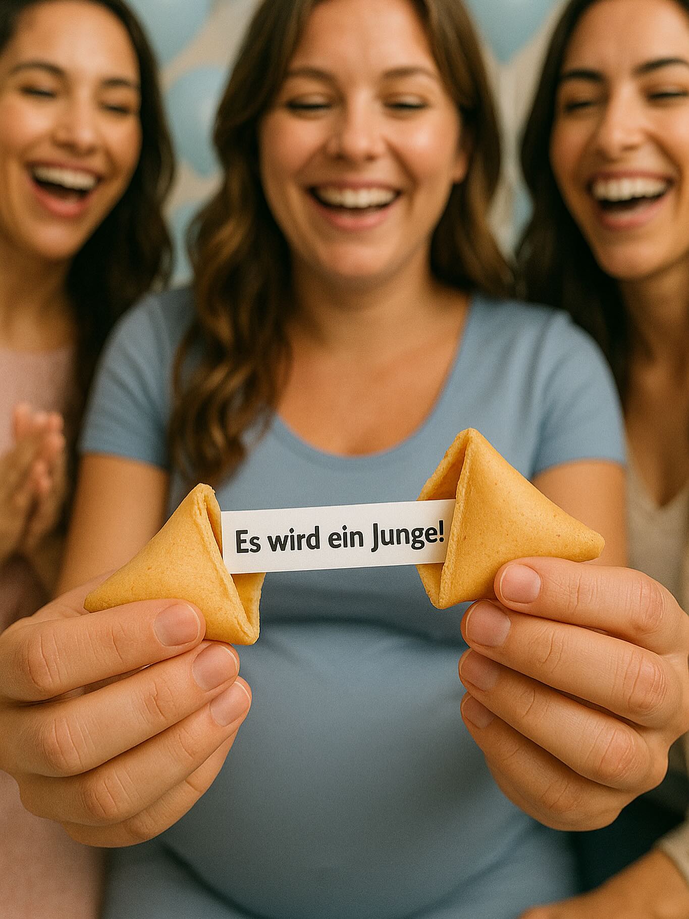 wunschkeks Baby überraschung Junge Glückskeks